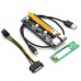 VER006C 0 6m M2 NGFF To 16X SATA 15PIN PCI  E 1X To PCI  E 16X USB 3 0 Cable Mining Riser Card